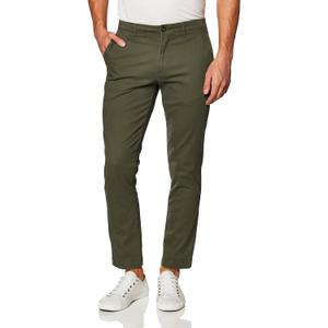 Amazon Essentials Men's Classic-Fit Casual Stretch Chino Pant (33W x 32L, Olive)