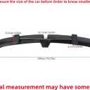 STSEV01 Universal 55" Rear Trunk Spoiler Wing Glossy Black GT Racing Spoiler DeckLid Lip Exterior Accessories Compatible with Mazda Nissan Sentra Toyota Camry Honda Civic Dodge Charger (Tape Install)