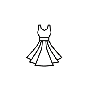 Women’s Black Long-Sleeve Dress (Large)