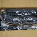 Executive Leather Office Chair, Computer Chair with Thick Cushion & Lumbar Support, Ergonomic Desk Chair with Adjustable Headrest & Armrests, Black