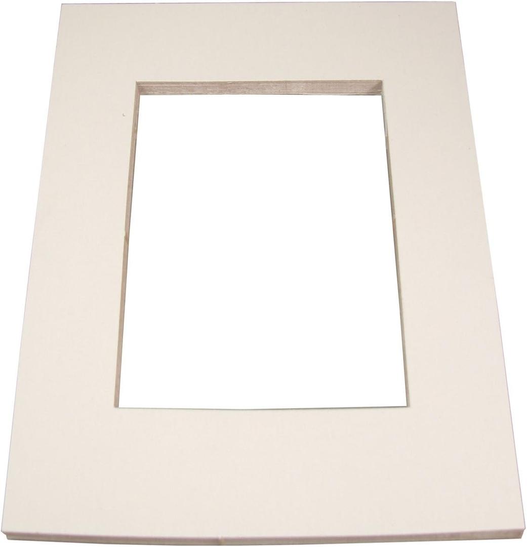 Picture-It White Pre-Cut Art/Presentation Mat Frames, 9"" x12, 12 Pack