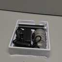 4.8IN Longer Electric Foot Callus Remover with 120pcs Sandpaper Discs, Professional Aluminum Callus Remover for Feet, Stepless Speed Control Pedicure Tools for Dead Skin (Black-pro)