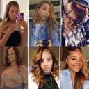 T4/30 Bundles Human Hair Ombre Body Wave Bundles 20 22 24 inch Two Tone Dark Brown to Light Brown Body Wave Bundle Brazilian Virgin Remy Hair Extensions Soft and Silky for Women