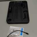 Cooling Station & RGB LED Stand for PS5/PS5 Slim - Dual Controller Charging Dock with Magnetic Charger for PlayStation 5 and PS Portal Remote  All-in-One Gaming Accessories for PS5 Slim Console (Black)