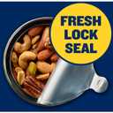 PLANTERS Deluxe Mixed Nuts, Cashews, Almonds, Brazil Nuts Mix, Pistachios, Pecans, Lightly Salted, Snacks for Adults and Kids, Party Snack, 15.25oz