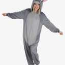 3D Hooded Animal Onesie Adults Christmas Cosplay for Family Xmas Festival Dress Up