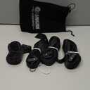 ORANGEE 4 Pack Motorcycle & Bike Luggage Straps 20" - 55" Adjustable Stretch Tie Down Strap for Motorcycle, Bike, ATV Racks