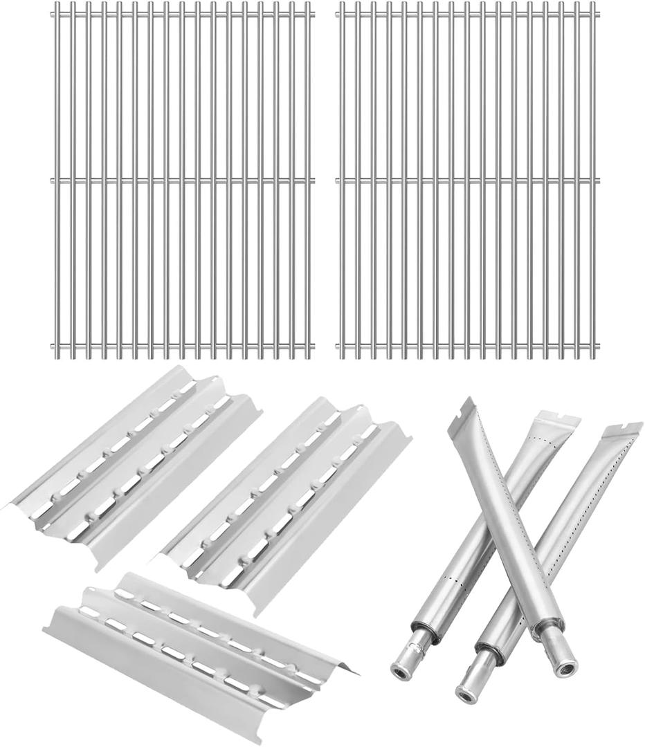 Grill Parts for Broil King Grill Replacement Parts Signet 320, Sovereign 9865-54 9468-54 9468-84, Grill Parts for Broil-Mate, Sterling, 15" Grill Grate, Flav-R-Wave Heat Plate and Burner