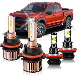 Compatible for 2005-2019 Nissan Frontier Multi-position Beam Driving Light bulbs, Enhanced Visibility Direct Installation, pack of 4