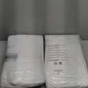Down Alternative Pillow for Back Side Sleepers, Medium Density, Standard Size, 26" x 20", 2-Pack, White