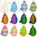 12PCS 3D Printed Easter Eggs with Dragons Inside, Easter Surprise Dragon Eggs, 3D Printed Animals, Easter Basket Stuffers,Fidget Toys Gifts