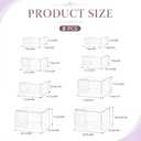 Acrylic Buffet Risers and Stand 8 Pack 9" 8" 7" 6" 5" 5" 4" 4" Clear