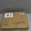 Folding Hand Truck 500lbs, Portable Heavy Duty Dolly Cart, 6 Wheels Collapsible Luggage Cart with 2 Elastic Ropes - Compact Trolley Cart for Easy Moving - Ideal Hand Cart for Travel and More (1.70, Black)