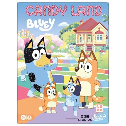Hasbro Gaming Candy Land Bluey Edition Board Game | Ages 3 and Up | 2-6 Players | Play as Dad, Mum, Bluey, Bingo, Muffin, or Socks | Preschool Games | Kids Gifts 