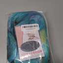 BERON Colorful and Turquoise Short Curly Wave Wig for Women Girls Teal Blue Wavy Heat Resistant Synthetic Wig for Cosplay Costume Party or Daily