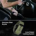 Nereides Compatible with Apple Watch Band 45mm 44mm, for iWatch Band Series 9/8/7/6/5/4/SE/SE2, Rugged Heavy Duty Case with Strap, Shockproof PC Frame Bumper Case for Men (Army Green)