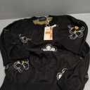 Dokotoo Women's Sweaters Casual Creweck Short Sleeve Cotton Kint Summer Pullover Sweater Tops (Medium, Z Black)