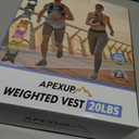 APEXUP Weighted Vest Men Women, Weight Vest for Women Workout Equipment for Strength Training Running, 20lbs
