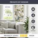 Artscape Star Magnolia | Privacy Window Film with Vibrant Colored Pattern | Non-Adhesive & UV Protection | Easy to Apply & Removable | 24 x 36 Inches | Made in USA