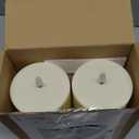 4" x 10" Large Outdoor Waterproof Flickering Flameless Candles with Timer,2Pcs Battery Operated LED Pillar Candles with Embedded Star String for Outdoor Lanterns,Porch,Patio Decor(Ivory)