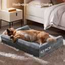 BFPETHOME Dog Beds for Large Dogs, Orthopedic Dog Bed for Large Dogs,Big Waterproof Couch Pet Bed with Removable Washable Cover