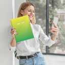 2 x Ymumuda 2026 Planner-2 Year Monthly Planner 2026-2027, JAN.2026 - DEC.2027, 8.5" x 11" Large Daily Planner with Spiral Bound, 24 Months Calendar Planner for School Office Work Teacher (G-Yellow Green)