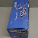 Hamilton Beach Steam Iron & Vertical Steamer for Clothes with Scratch-Resistant Durathon Soleplate, 8' Retractable Cord, 3-Way Auto Shutoff, Anti-Drip, 1500 Watts, Blue