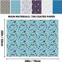 Charon 12 Sheet Cute Hero Birthday Wrapping Paper, 6 Style Mutil Color Festival Art Scrapbook Paper for Men Women Kids Birthday Wedding Baby Shower Halloween Xmas, 20 X 28 Inch (12 Sheet)