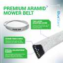 BlueStars 429636 197253 Lawn Mower Drive/Deck Belt - Fits for 42" Deck Craftsman Husqvarna AYP Poulan 532429636 532197253 598559101 592855001 PP19A42 YTA18542 | Aramid Cord | 101 inch