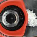 O-Cedar EasyWring Microfiber Spin Mop, Bucket Floor Cleaning System, Red, Gray, Standard