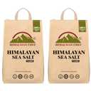 Himalayan Chef Sea Salt, Coarse Grain, 640 Ounces Mineral Salt, Pure & Natural Sun Dried Sea Salt, Unrefined, Gluten Free, Grinder Refill Sea Salt, 320 Ounce/Each (Pack of 2)