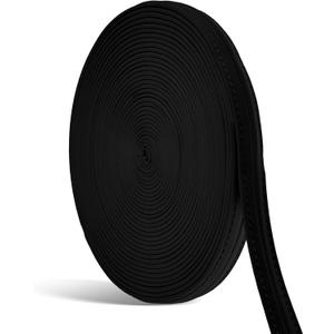 Dansydaisy 10.9 Yard Marine Vinyl Upholstery Trim Black Outdoor Fabric Upholstery Fabric for Boat Auto