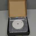 Gueray Portable CD Player, Bluetooth CD Kpop Player for Desktop with HiFi Sound Speaker, FM Radio CD Music Player for Home with Remote Control, Dust Cover, LED Screen, Support AUX/USB, Headphone Jack