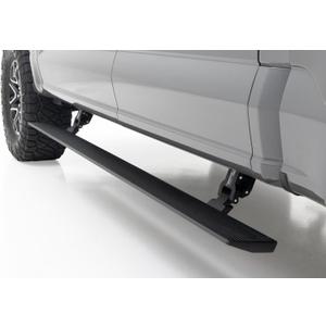 Rough Country Power Running Boards with LED Step Lights for Ford F150 Lightning/250/350/Raptor Super Cab (2015-2025) - Dual Motor Electric Powerstep Board & Retractable Truck Steps
