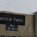 NAVEKULL Men's Outdoor Tactical Pants Lightweight Ripstop Military Hiking Work Cargo Pants with 9 Pockets (30W x 32L, Khaki)