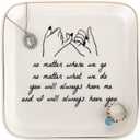 PUDDING CABIN Friend Gifts for Women No Matter Where We Go, No Matter What We Do, You Will Always Have Me, and I Will Always Have You! Gifts for Friends Going Away Friendship Ceramic Ring Dish