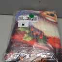 CuteDomi Christmas Santa Xmas Half Round Door Mat Non Slip Washable Semi Circle Area Rug Absorbent Soft Half Moon Rug Floor Mat for Indoor Outdoor Kitchen Bathroom Patio Front Door Mat Decor