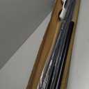 41 to 185 Inch Tension Curtain Rod No Drill Black Shower Curtain Rod Extra Long Heavy Duty Tension Rod for Windows, Patio, Bathroom - Renter Friendly Adjustable Curtain Rods