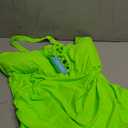 Yonique Women Size One Piece Swimsuits Tummy Control Bathing Suits Vintage Swimwear Neon Green 22W