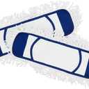 Eyliden Mop Pads (2 Pack) Wet Dry Dust Mop Pads for Hardwood Floors - Replacement Refills - Blue