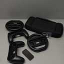 Accessories Bundle for Nintendo Switch 2, 16-in-1: Carrying Case, 2 Screen Protectors, Steering Wheel, Grip for Joycon Controller, Dockable Console Protective Cover Shell, etc. 2025 Switch2 Game Kit (Black(No controller))