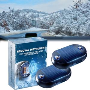 3 x 2PCS Electromagnetic Snow Removal, Anti-Freeze Electromagnetic Car Snow Removal Device, Electromagnetic Wave Anti Freezing and Snow Removal Device, Potable Snow Removal Device