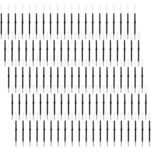 jiebor 100Pcs Beadable Pens Refills Ballpoint Pens Refills Blue Ink 1.0mm for Plastic Bead Pens Students Teacher Gift Office School Supplies 2.44 Inch