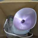 NanoSteamer Large 3-in-1 Nano Ionic Facial Steamer with Precise Temp Control - Humidifier - Unclogs Pores - Blackheads - Spa Quality - Bonus 5 Piece Stainless Steel Skin Kit (Lilac)