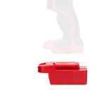 Adapter for Bauer 20v Max Cordless Tools, Compatible with Mil.Waukee M18 Red Lithium Battery, Adapter Only, Red