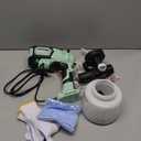 Paint Sprayer 1000W High Power Electric Spray Paint Gun with Adjustable Spray Width Knob,1400ML Container,4 Nozzles & 3 Patterns,Easy to Clean for Furniture Cabinets House Painting Black Yellow