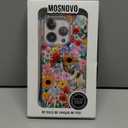 MOSNOVO Case for iPhone 14 Pro, [Compatible with Magsafe] [Buffertech 6.6ft Military-Grade Drop Protection] [Anti Peel Off Tech] Clear Phone Case Design - Blossom & Bloom