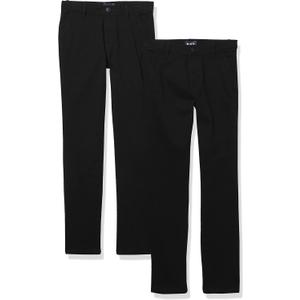 The Childrens Place Girls Stretch Skinny Chino Pants, Multipacks (5 Slim, Black 2 Pack)