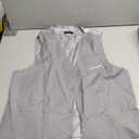Men's 3 Piece Slim Fit Suit Set, Two Button Blazer Solid Jacket Vest Pants Wedding Business Suit (Medium, Grey)