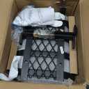 24" Fireplace Grates with Ember Retainer,Fireplace Wood Holder for Inside Fireplace, Fireplace Log Grate for Wood Stove, 24" KD W/ Ember Retainer